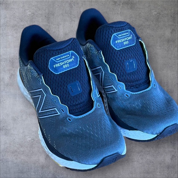 New Balance Ocean Gray/Yellow Sneakers Sz 8.5 D - Picture 4 of 16